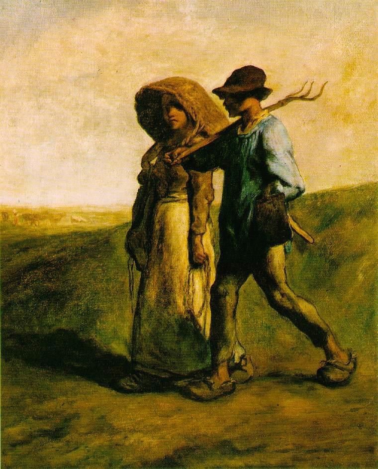Jean Francois Millet The Walk to Work